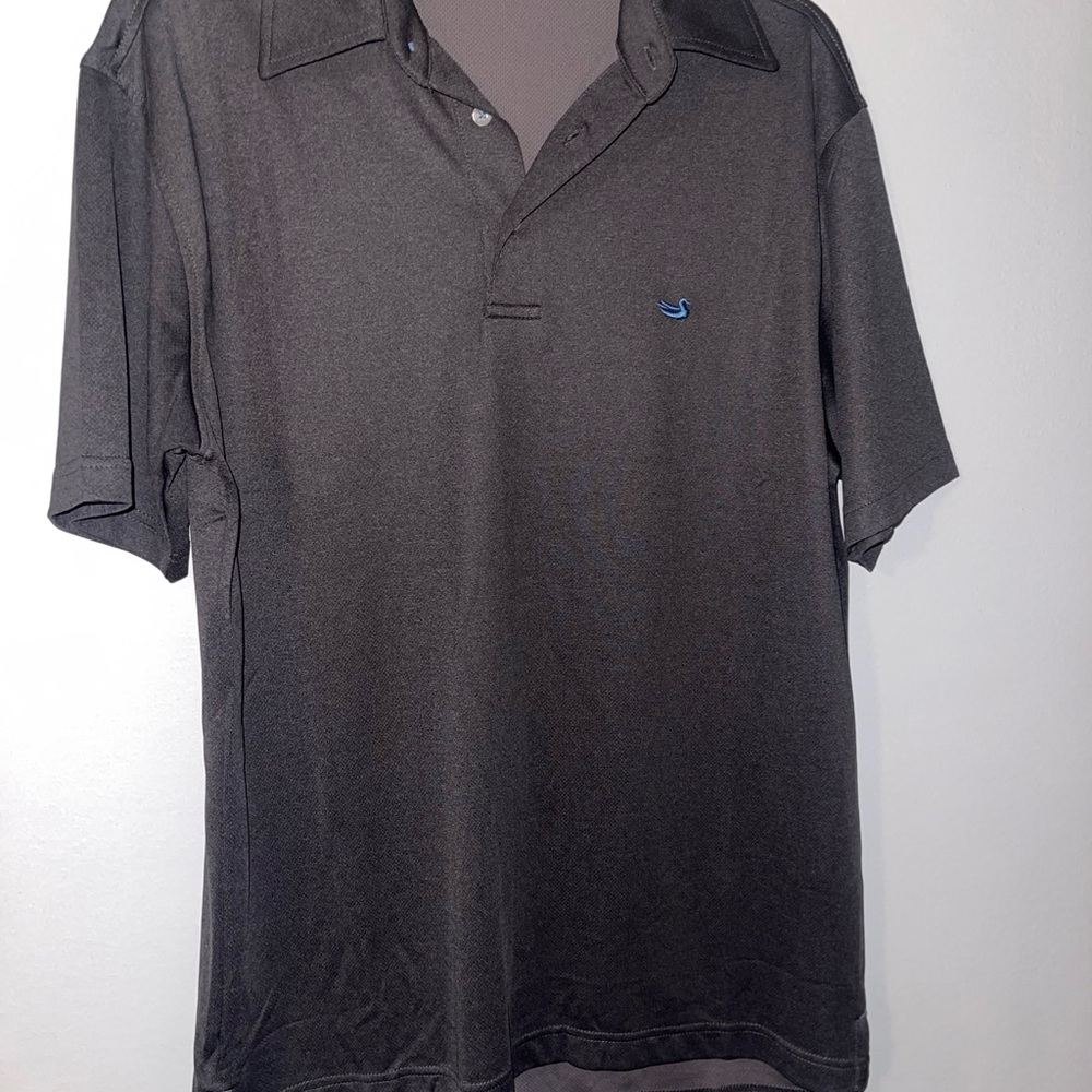 Men's Black Polo Shirt Southern Marsh